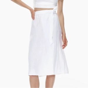 100% Linen Aritizia Wrap Skirt